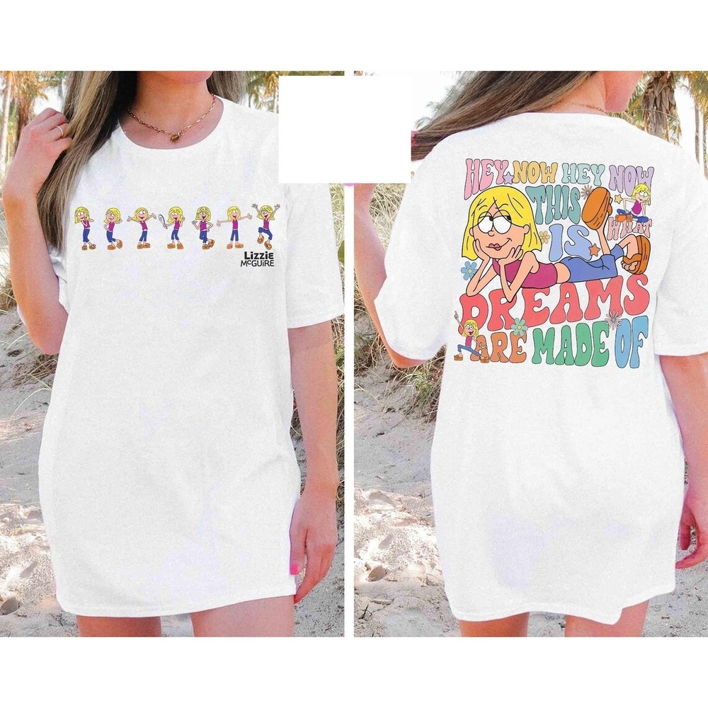 Two-sided Emotions Of Lizzie McGuire Retro T-Shirt 2 Sided